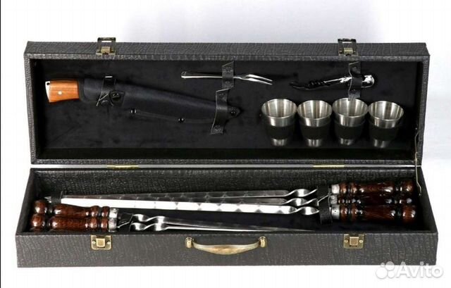 Набор шампуров в кейсе и чехла, а так же штучно