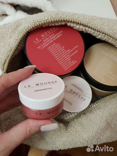 Le mousse мусс, скраб для лица / для губ