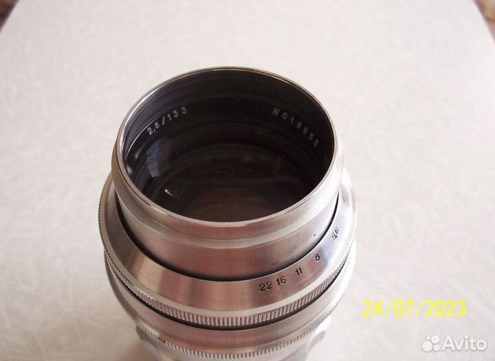 Белый объектив Таир 11 133/2.8