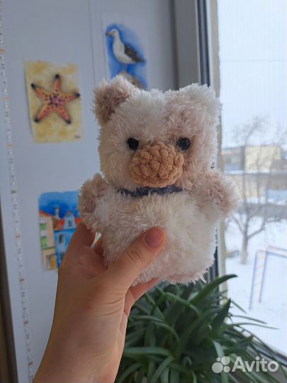 Плюшевая коровка