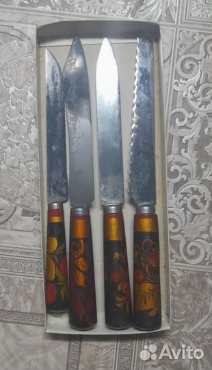 Набор ножей Хохлома