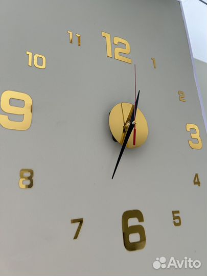 Часы настенные безрамные 40 см