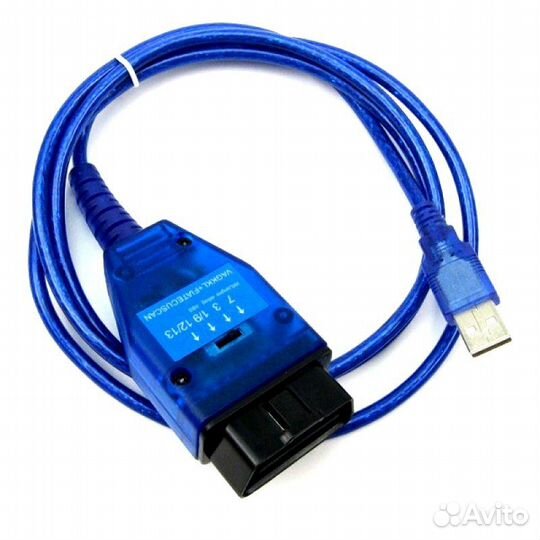 Автосканер VAG KKL + fiat с переключателем