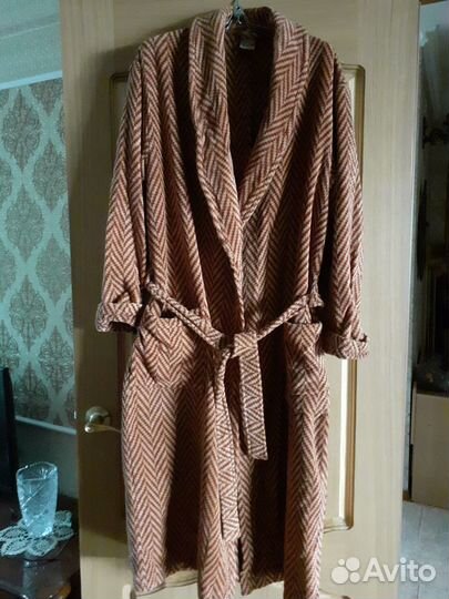 Халат велюровый мужской