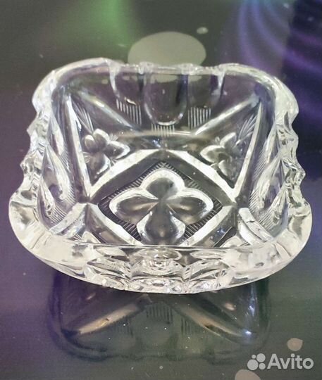 Пепельница хрустальная