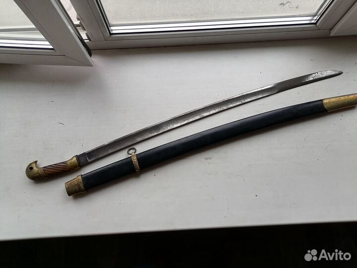 Шашка казачья с травлением на клинке в награду