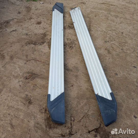 Пороги подножки рено Дастер