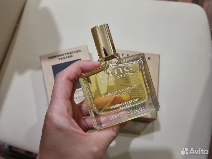 Chic for men carolina herrera 65ml тестер оригинал