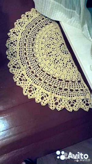 Коврик полукруг, половик, хлопок