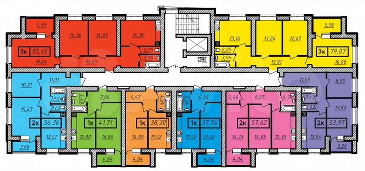 1-к. квартира, 37,7 м², 2/10 эт.