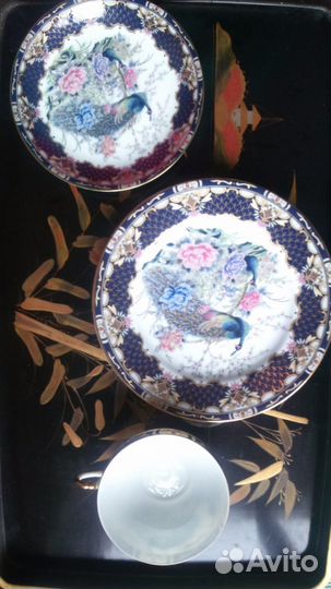 Фарфоровый чайный сервиз Япония винтаж