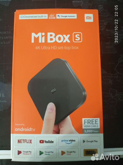 Тв приставка Xiaomi Mi Box S (MDZ-22-AB) Андроид