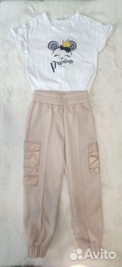 Летние вещи для девочки H&M рост 122-128