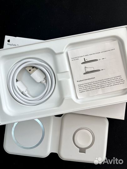 Беспроводная зарядка Apple 2в1