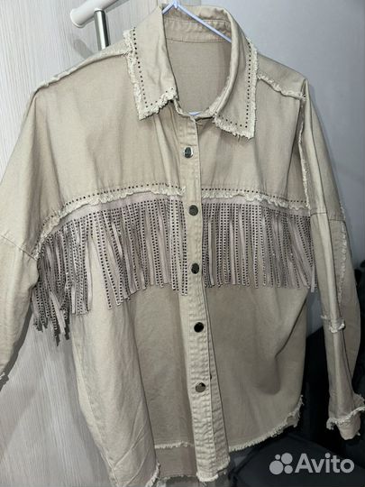 Рубашка женская джинсовая