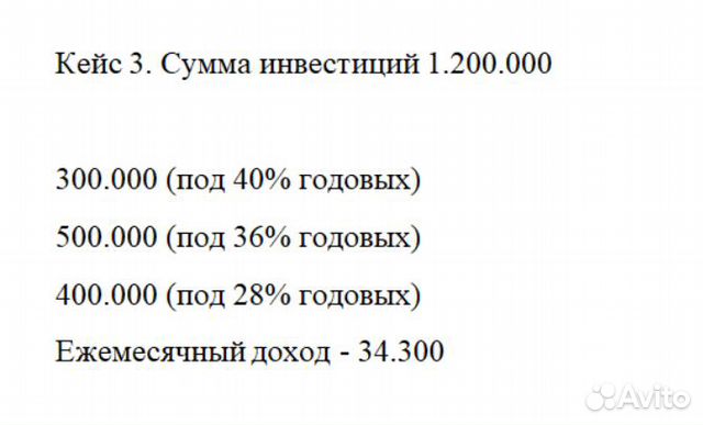 Инвестиции в готовый бизнес 30 процентов годовых