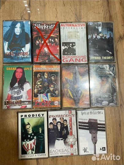 Западный и русский рок на кассетах