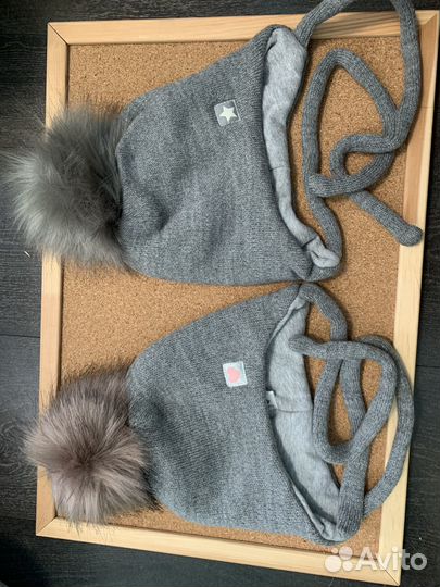 Новые шапки и шлемы на девочку 46-50