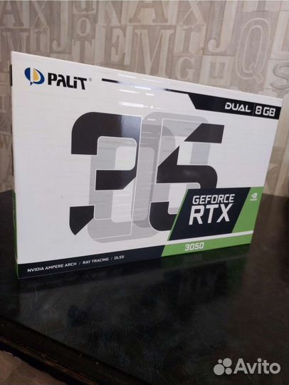 Видеокарта gtx 3050 Dual 8Gb
