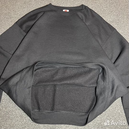 Свитшот Hanes черный