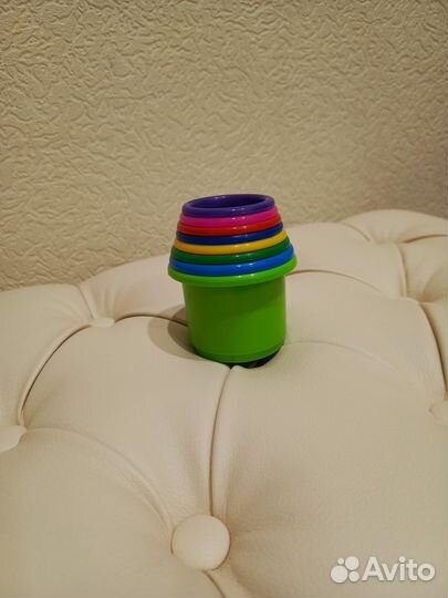 Мягкие кубики и пирамидка