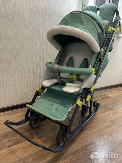 Детские санки коляска ника 7-3