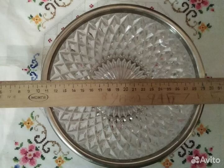 Вазы, салатники хрусталь СССР