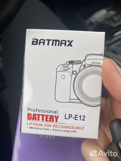 Аккумулятор LP-E12 для фотоаппарата canon