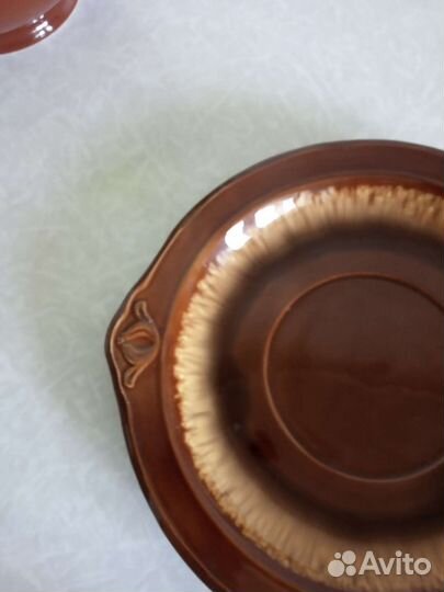 Тарелка керамическая зик из СССР Конаково