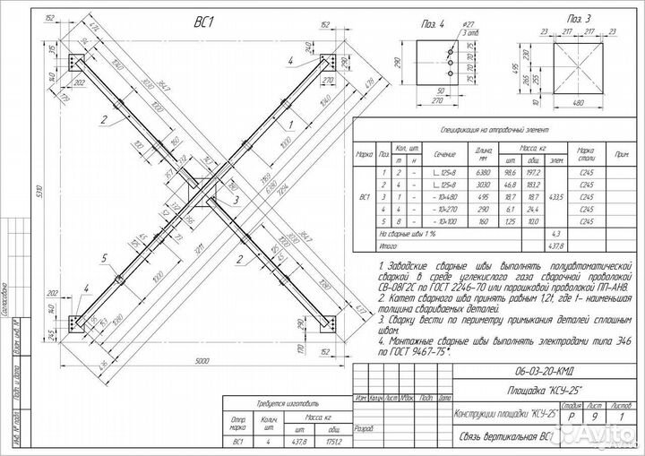Разработка разделов кмд