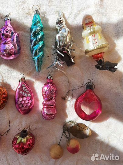 Ёлочные игрушки СССР пакетом