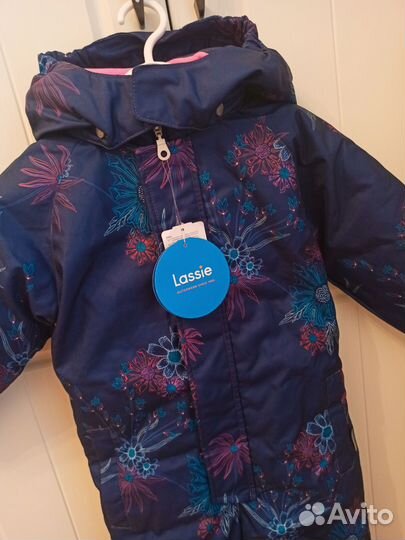Новый демисезонный комбинезон lassie 92р