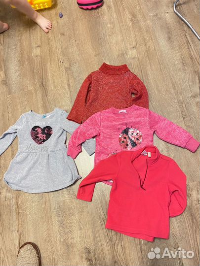 Вещи пакетом для девочки 98 104