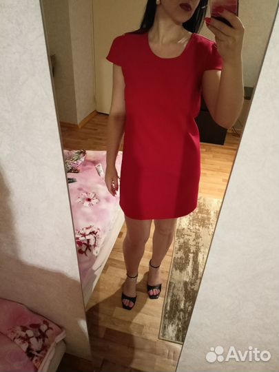 Красное платье Mexx