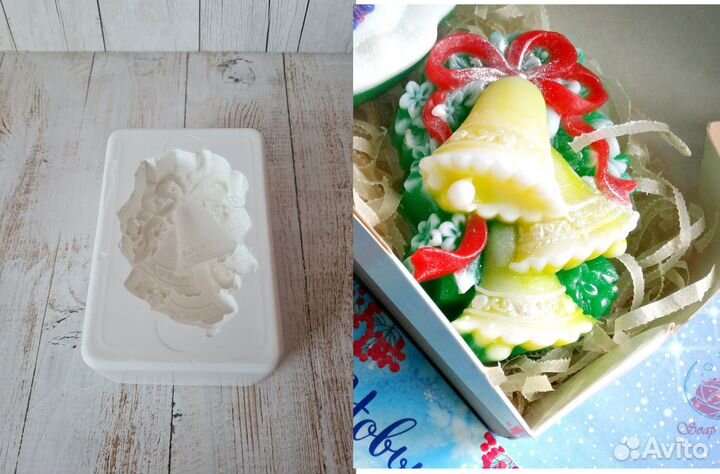 Силиконовые формы для мыла (Новый год)