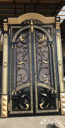 Кованые ворота под ключ