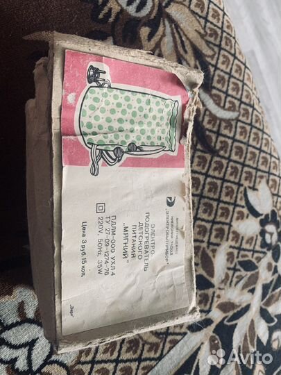 Электроподогреватель детского питания (мягкий)