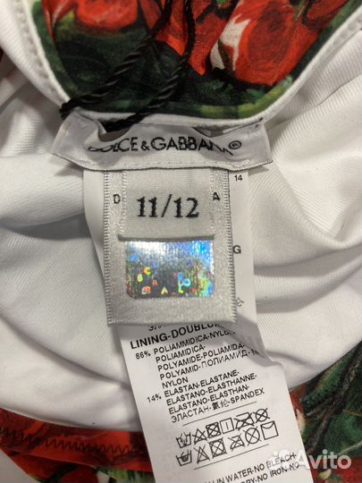 Купальник новый оригинал Dolce&Gabbana