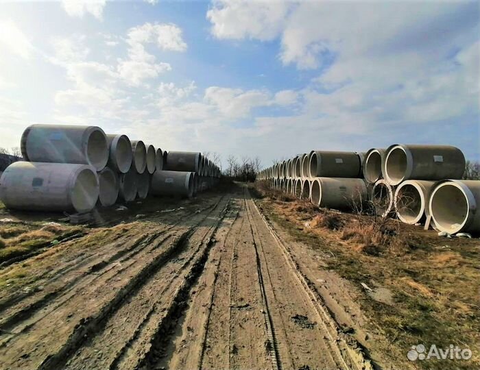 Трубы бетонные 2000мм. (Лежалые)