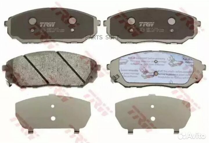 TRW GDB3452 Колодки тормозные дисковые