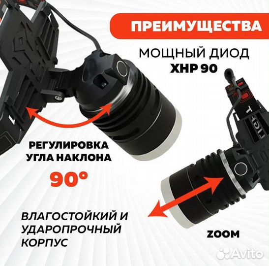 Налобный фонарь osman