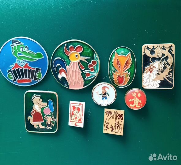 Значки СССР: детские, спорт, города и др