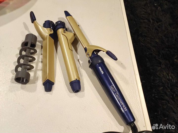 Щипцы для завивки волос philips