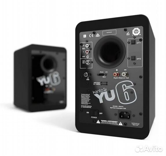 Колонки Kanto Audio YU6 с Bluetooth (пара) (Новые)