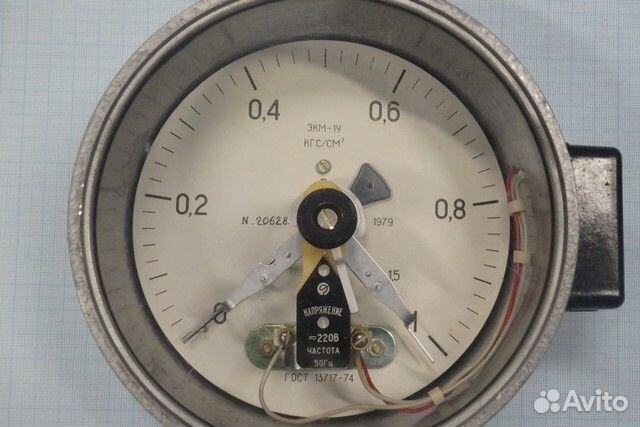 Манометр электроконтактный экм-1У 0-1кгс/см2