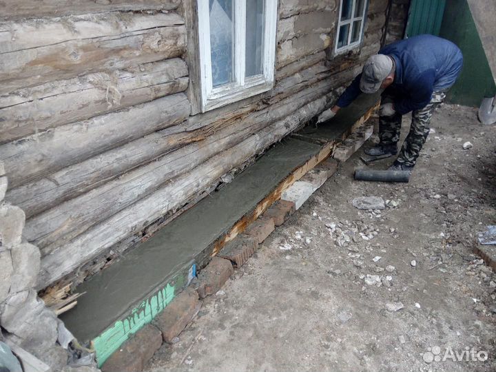 Ремонт фундамента отмостка