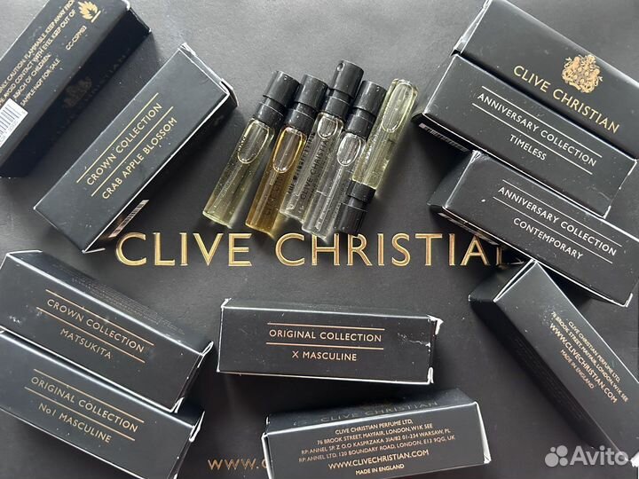 Clive Christian фирменные пробники