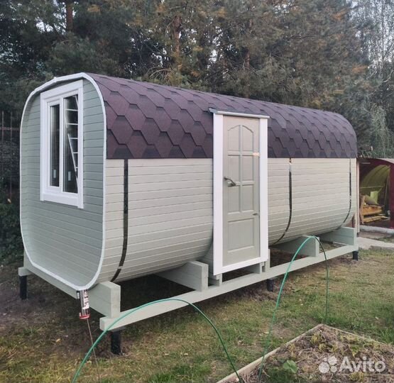 Баня бочка под ключ