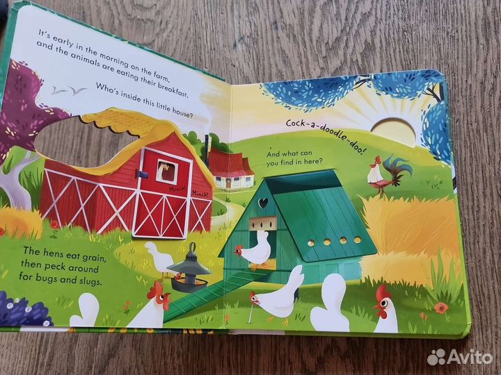 Книга с окошками на английском