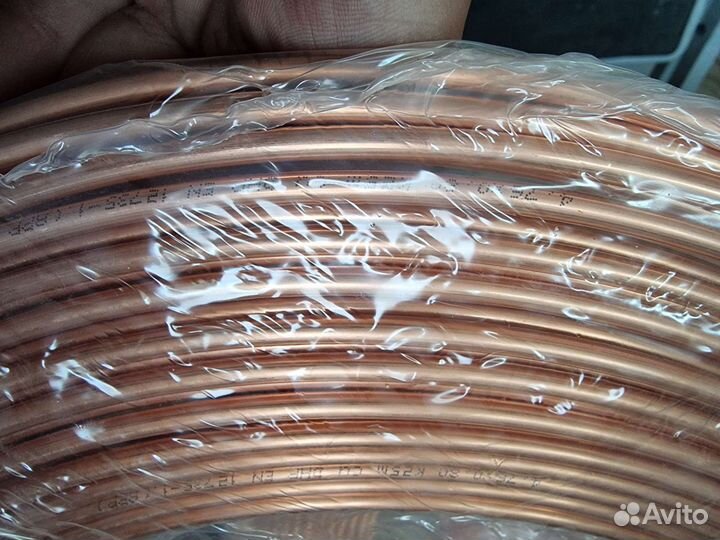 Трубка медная тормозная 4.75*0.8 50 метров